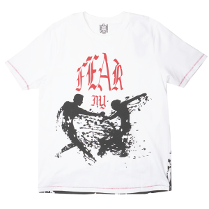 FEAR GRAPHIC T-SHIRT WHITE - NYF15-0404