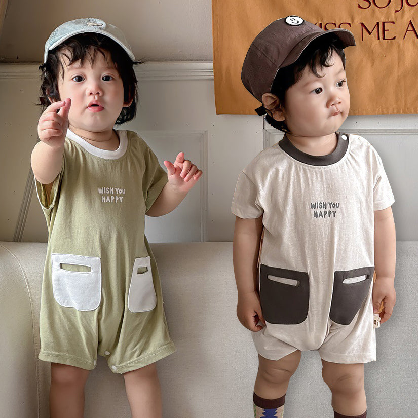 Baby Boys Letters Rompers Wholesale 240522246