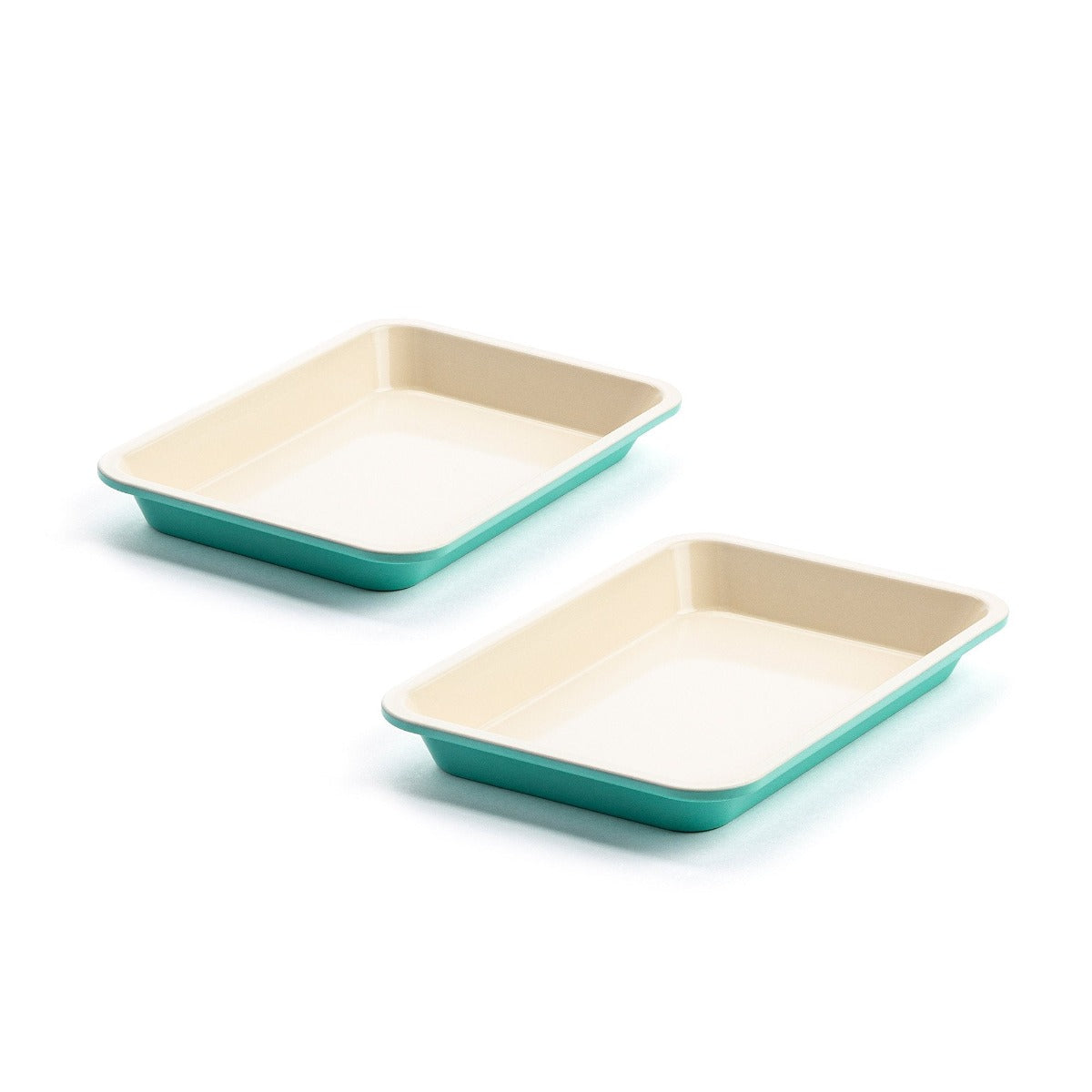 GreenLife Ceramic Nonstick 9 x 7 Cookie Sheet Set