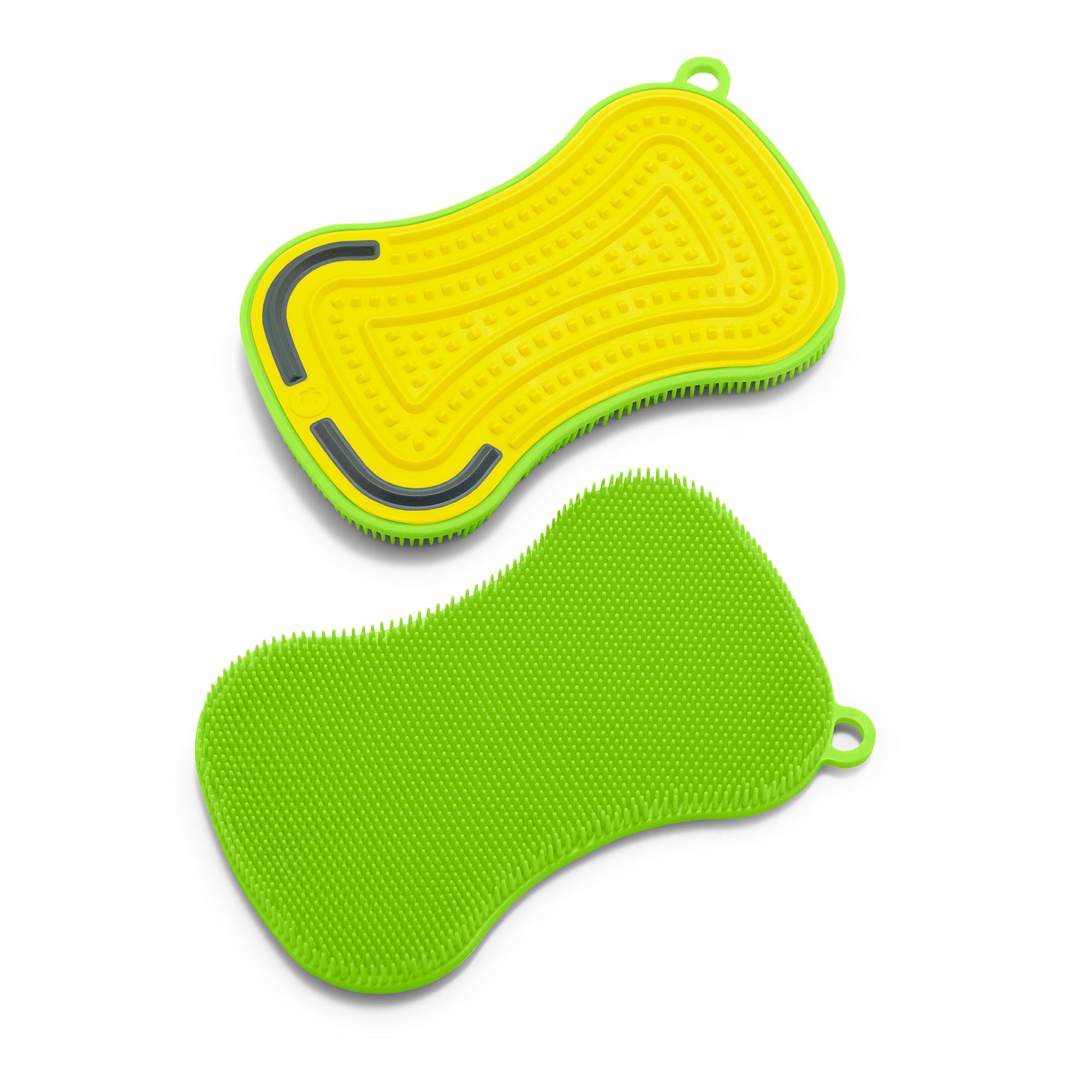 GreenLife Silicone Multipurpose Sponges, Set of 2 | Yellow