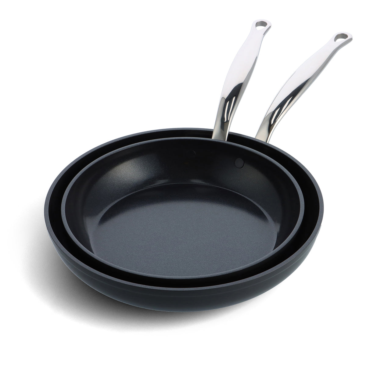 Barcelona Ceramic Nonstick 10 and 12 Frypan Set