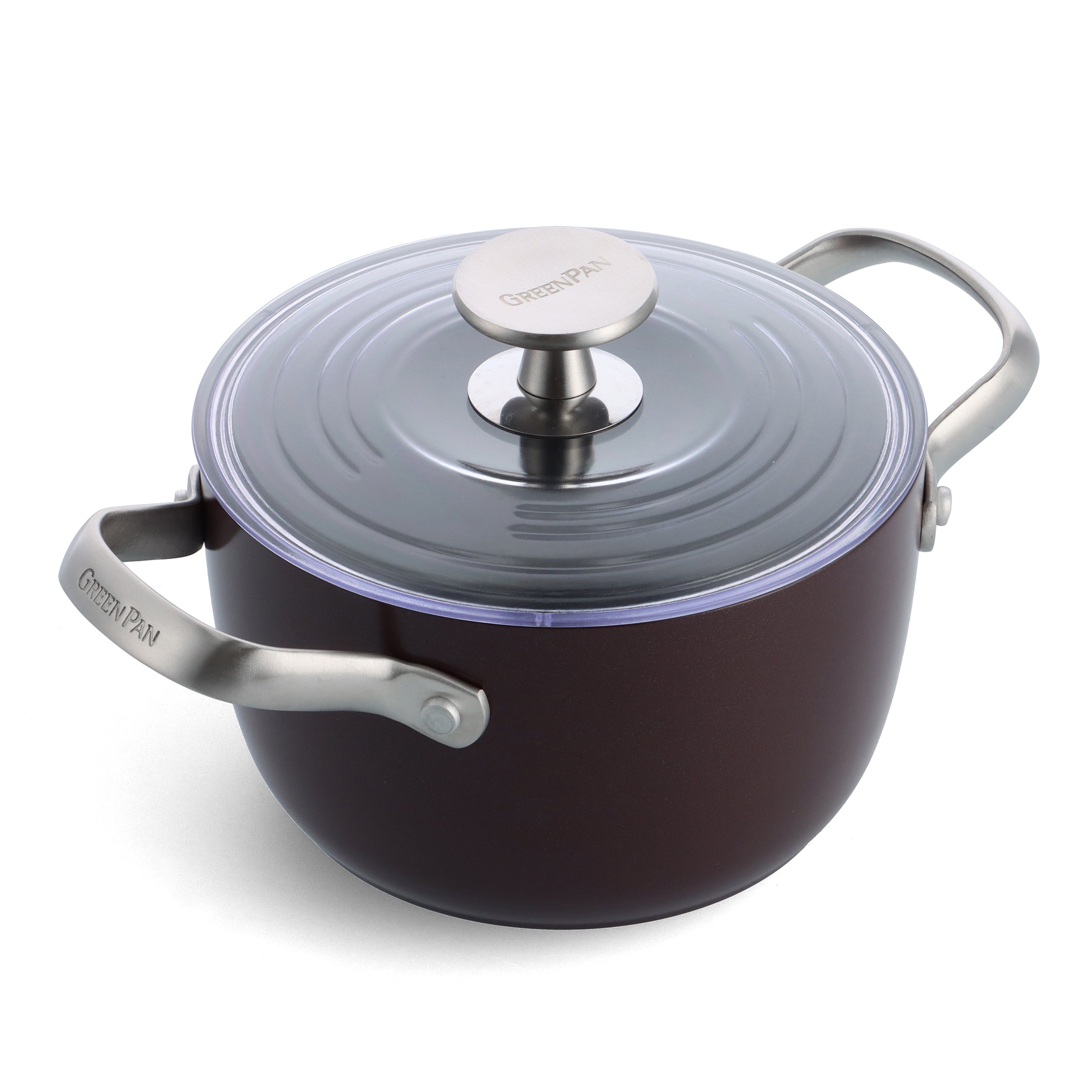 GreenPan 2-Quart Rice and Grains Cooker | Merlot