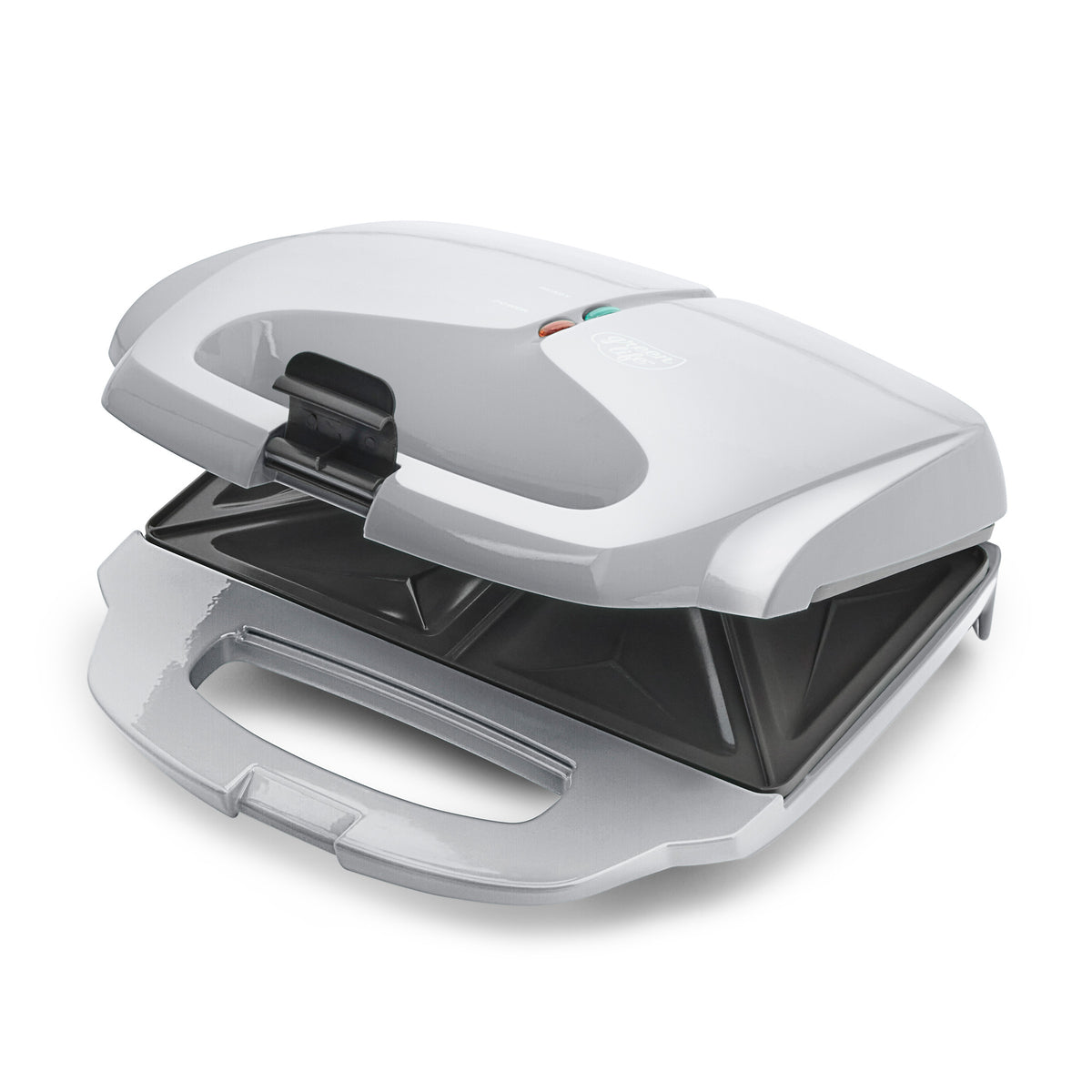 GreenLife Sandwich Maker | Silver