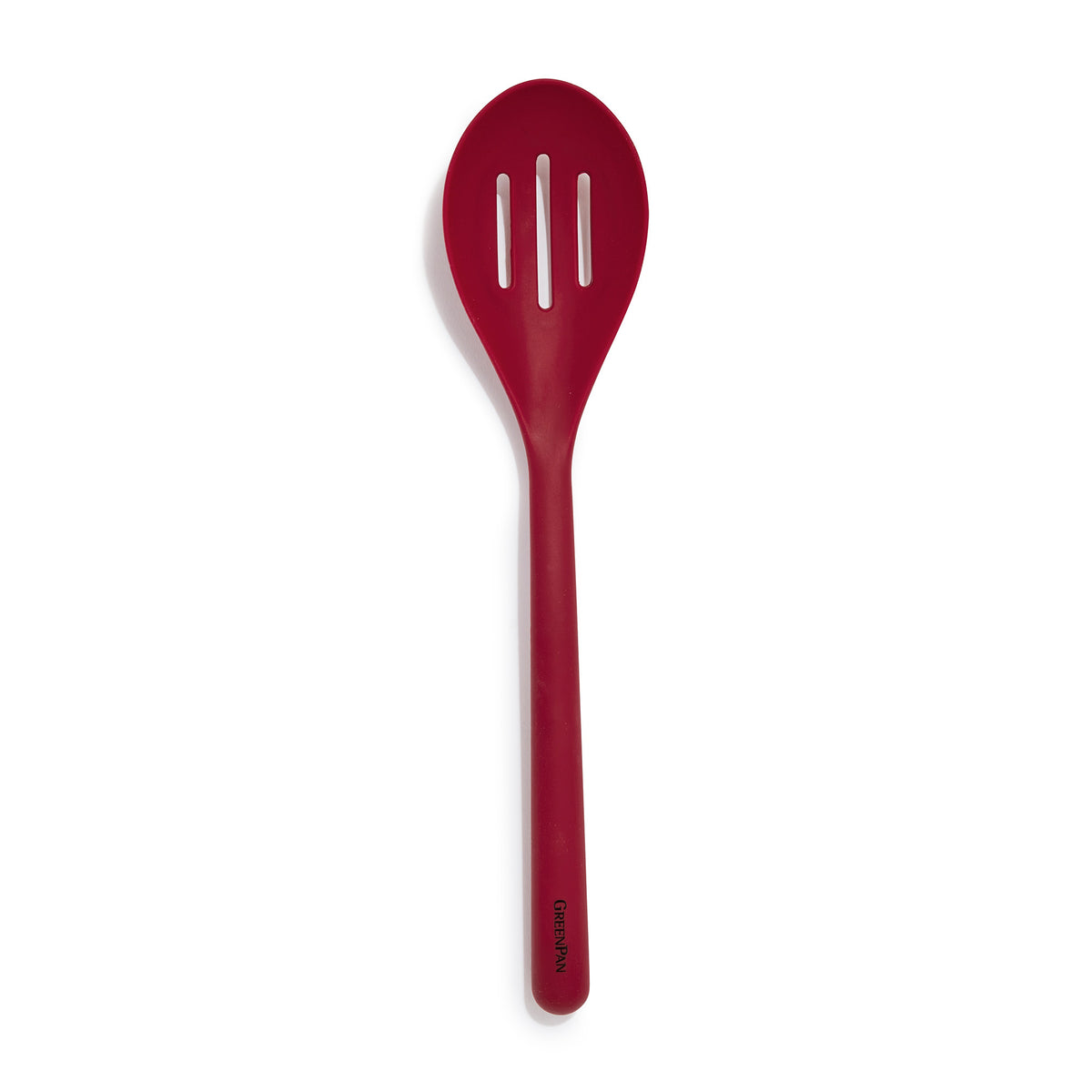 Platinum Silicone Slotted Spoon | Red