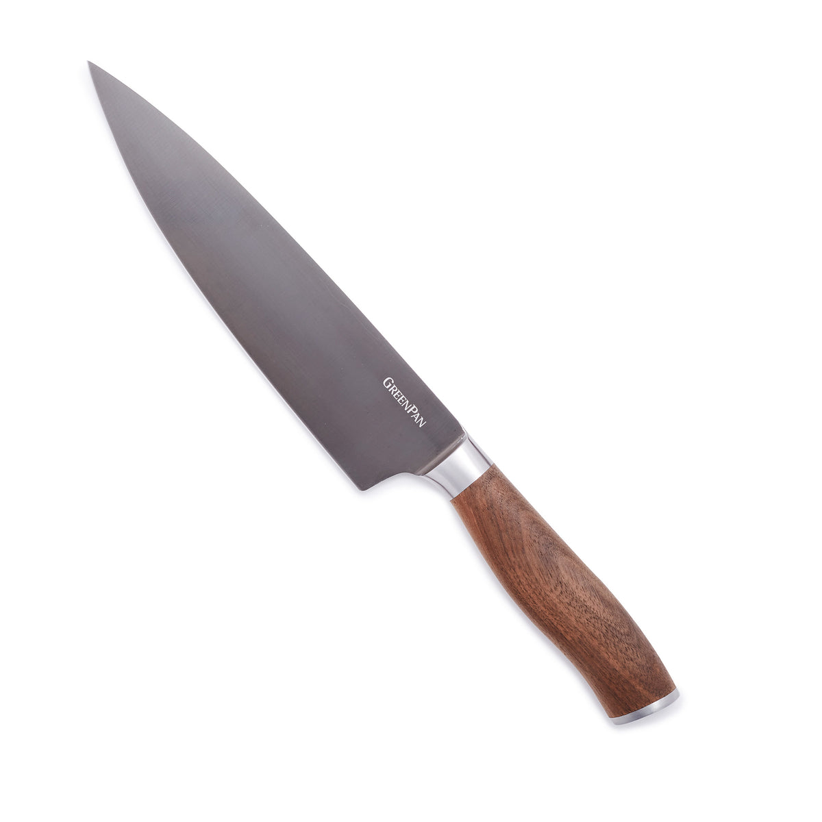 Premiere Titanium Cutlery 8 Chef's Knife with Walnut Handle