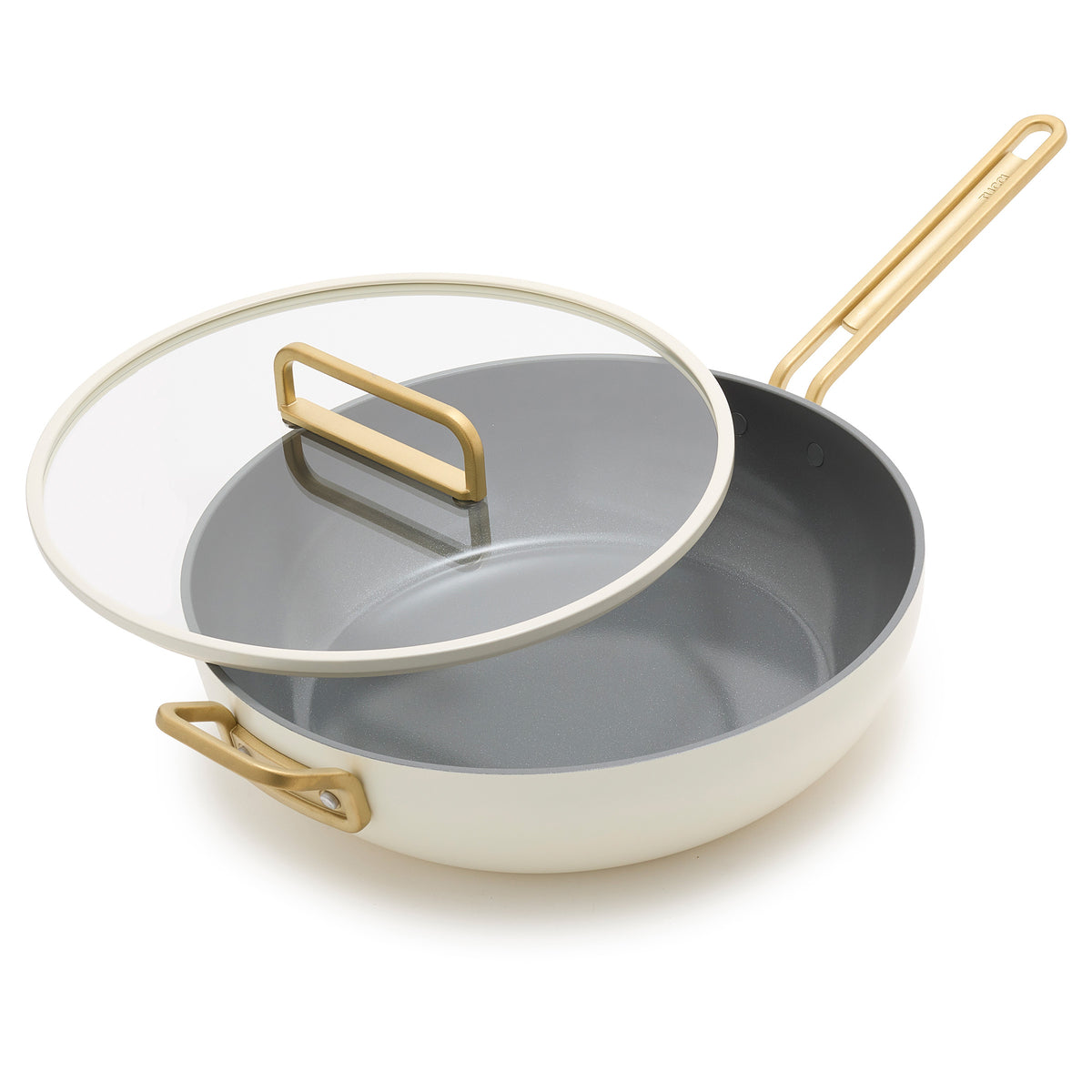 Stanley Tucci Ceramic Nonstick 6.5-Quart Essential Stanley Pan | Carrara White