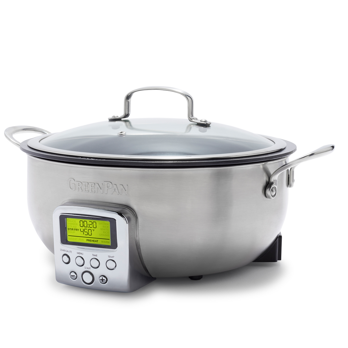 Elite 6-Quart Essential Smart Skillet | Premiere Stainless Steel