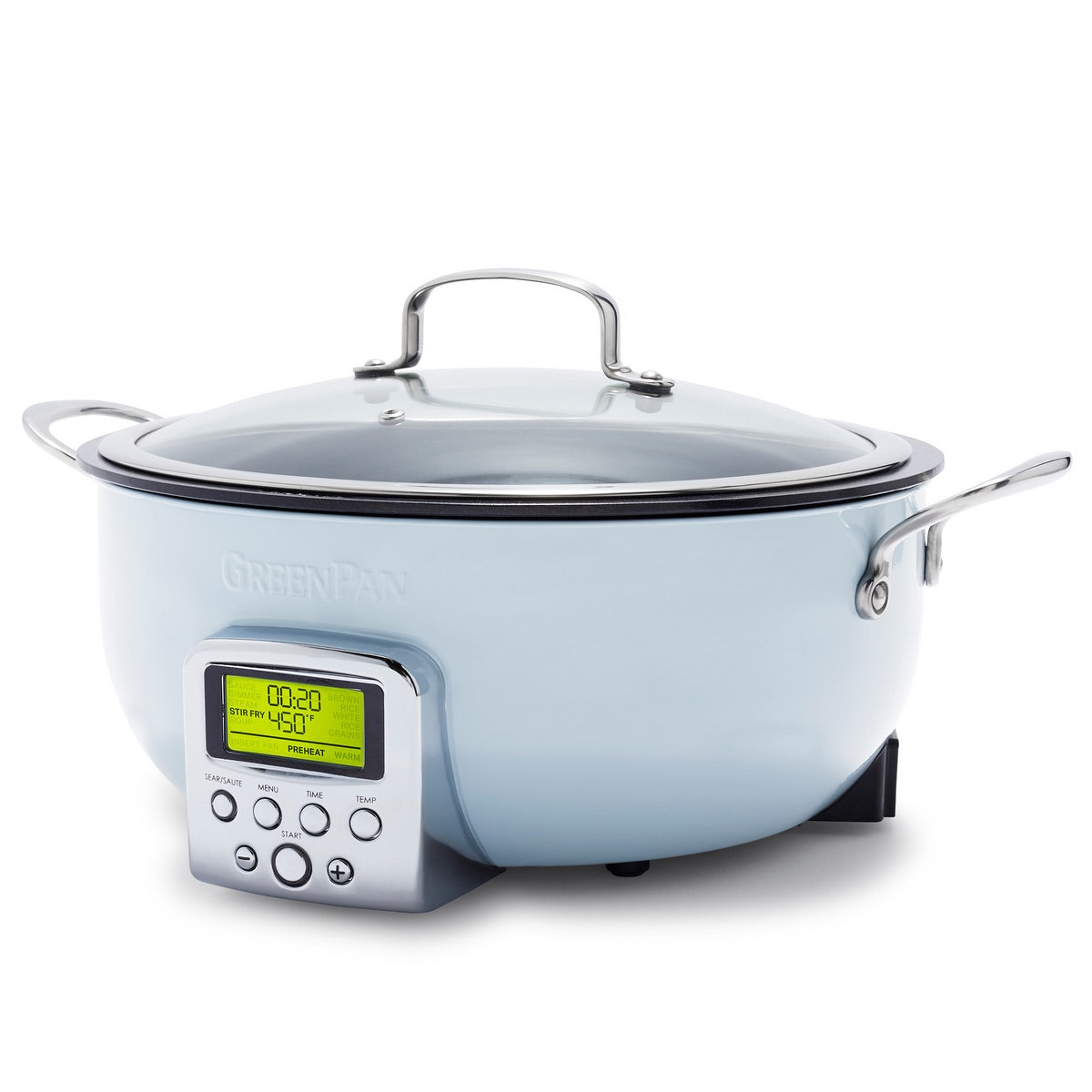 Elite 6-Quart Essential Smart Skillet | Blue Haze