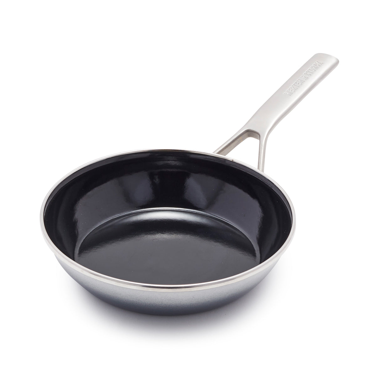 Merten & Storck Steel Core Enameled 8 Frypan | Cloud Gray