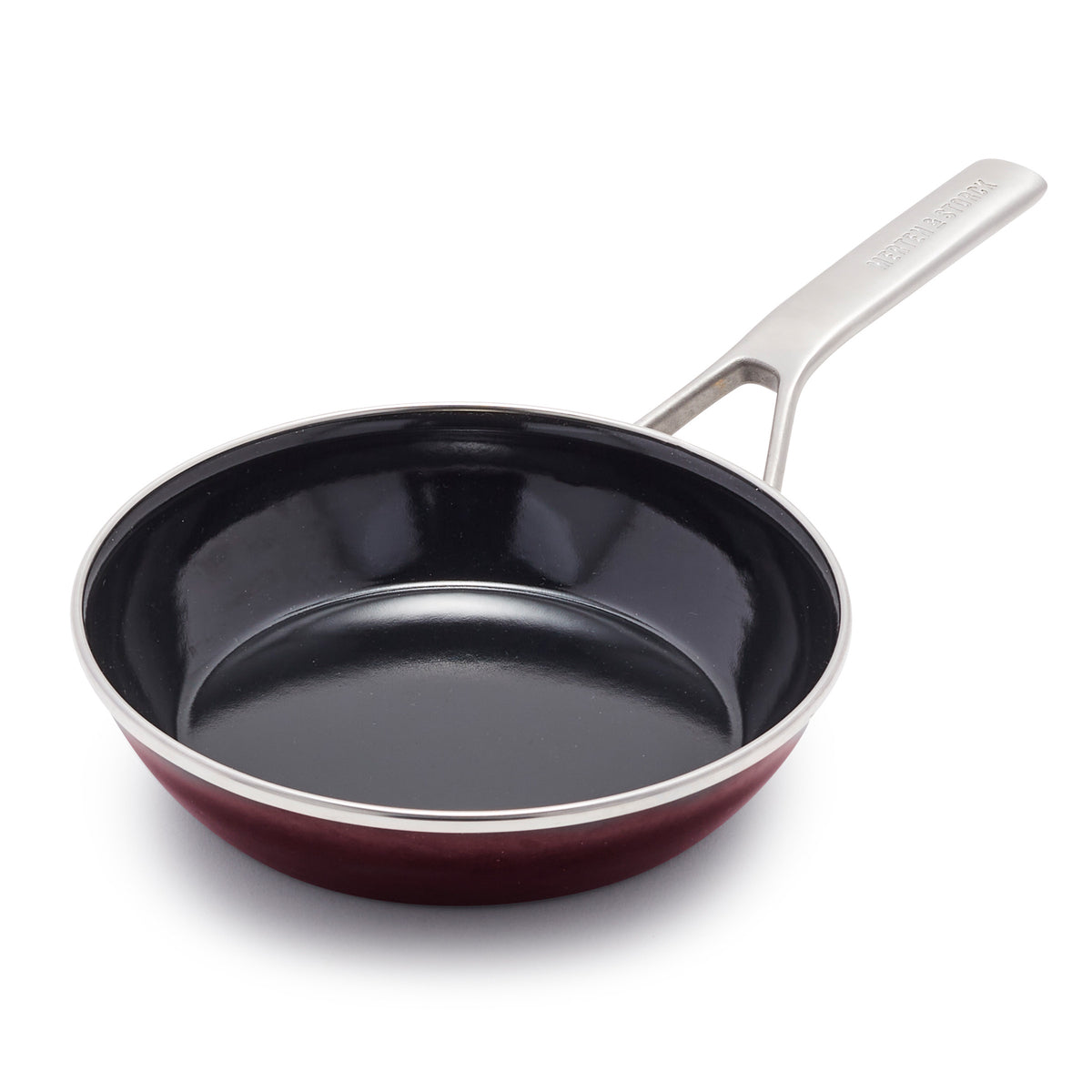 Merten & Storck Steel Core Enameled 8 Frypan | Chocolate Truffle