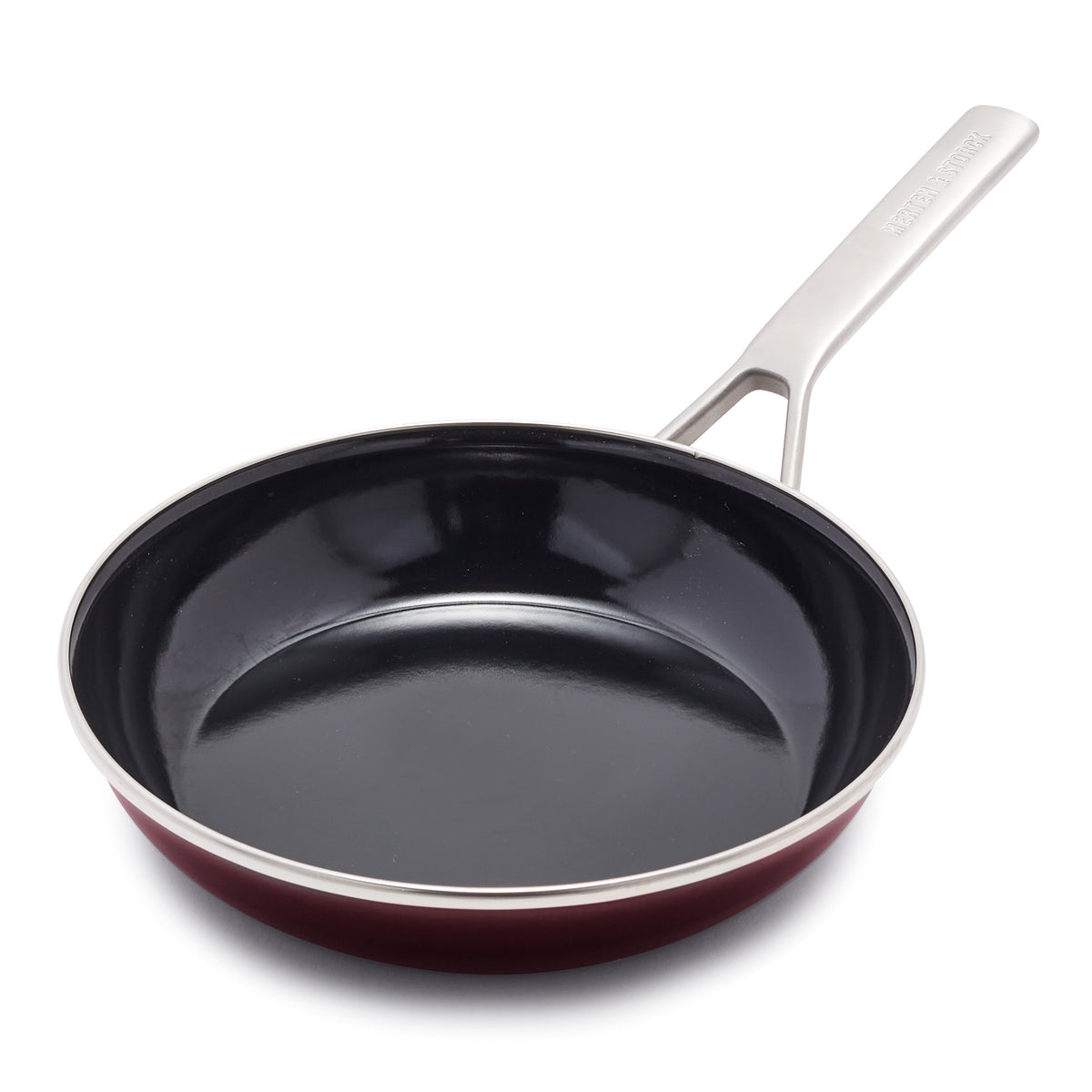 Merten & Storck Steel Core Enameled 9.5 Frypan | Chocolate Truffle
