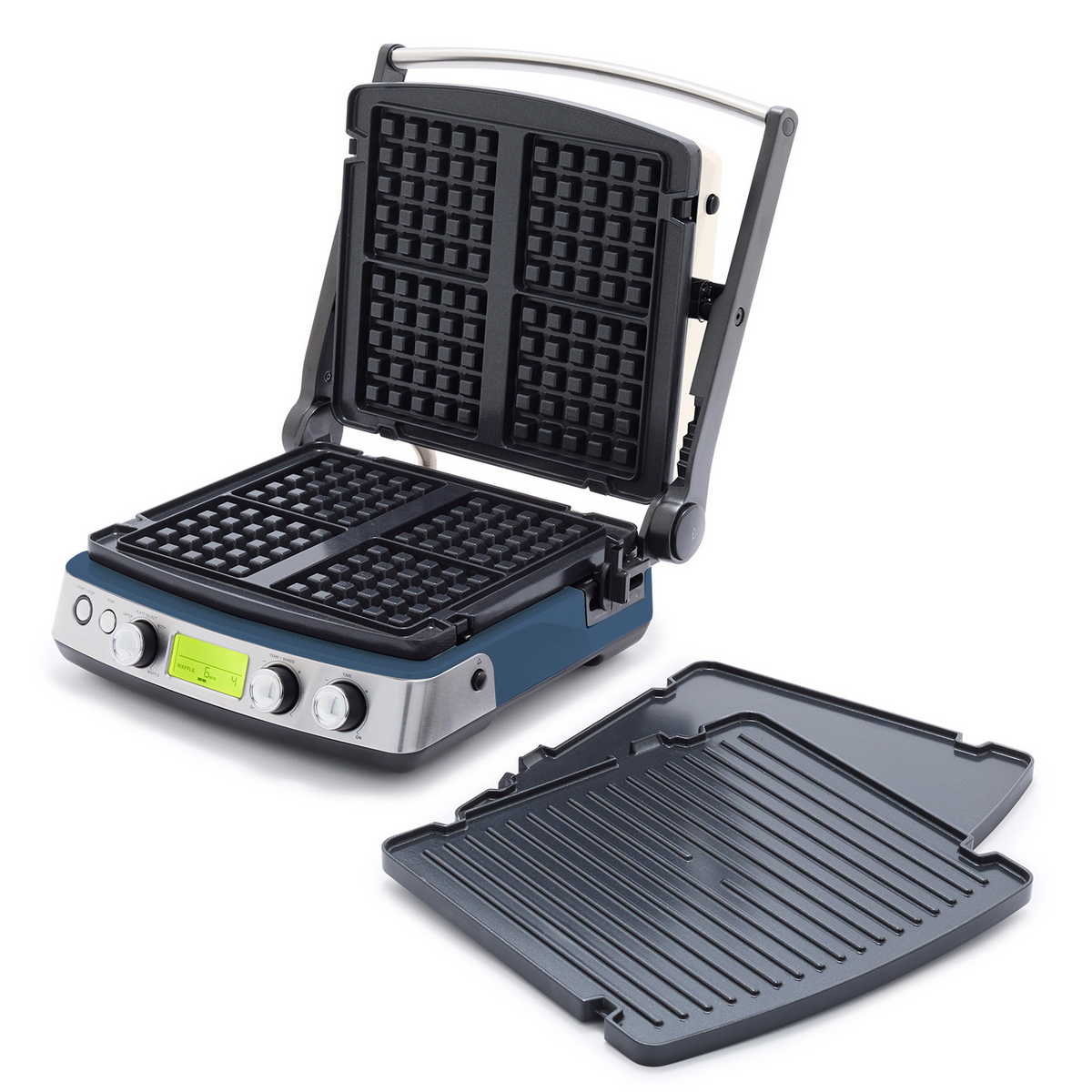 Elite Multi Grill, Griddle & Waffle Maker | Oxford Blue