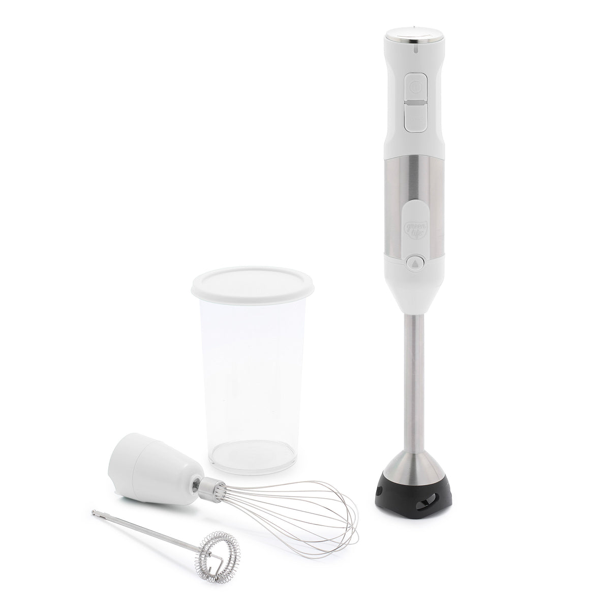 GreenLife Variable Speed Hand Blender | White