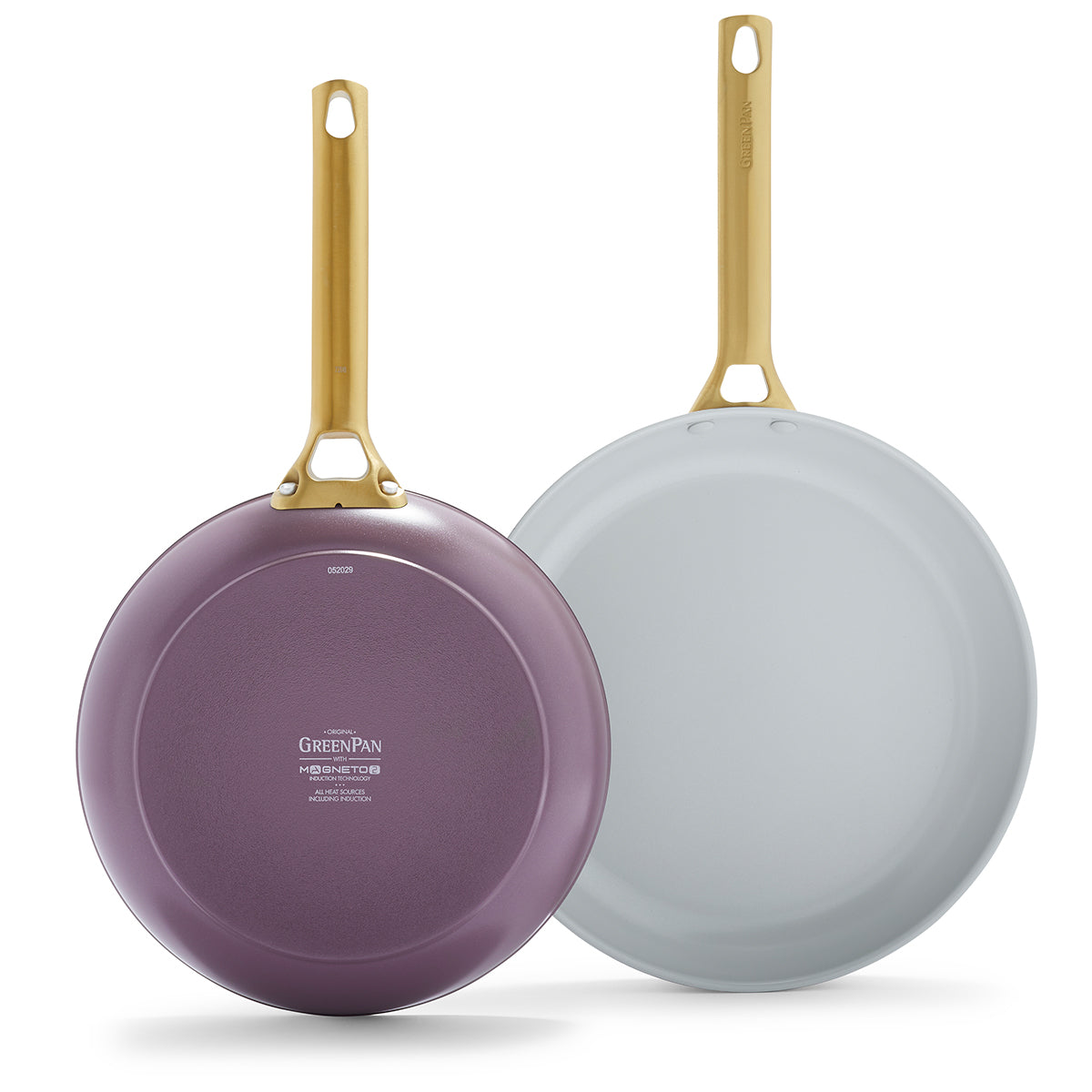 Reserve Ceramic Nonstick 10 and 12 Frypan Set | Eggplant
